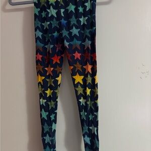 Little Sleepies Navy Leggings with Multicolor Stars
